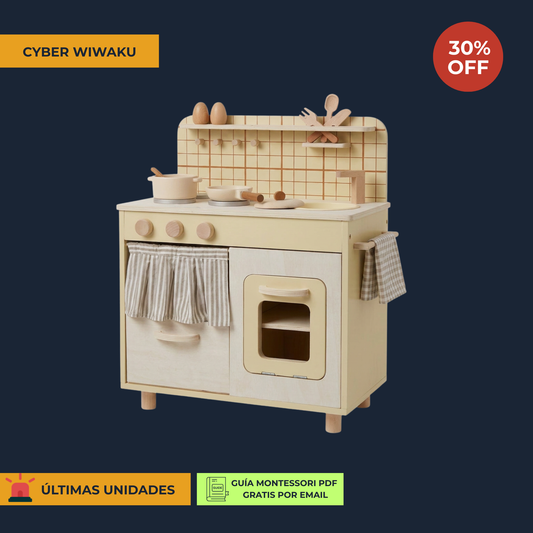 Cocina Vintage Montessori · Madera · 3 años+