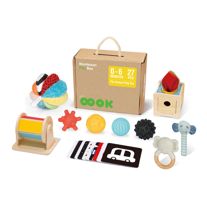 Set Educativo Montessori 6 en 1 | Etapa 0-6m