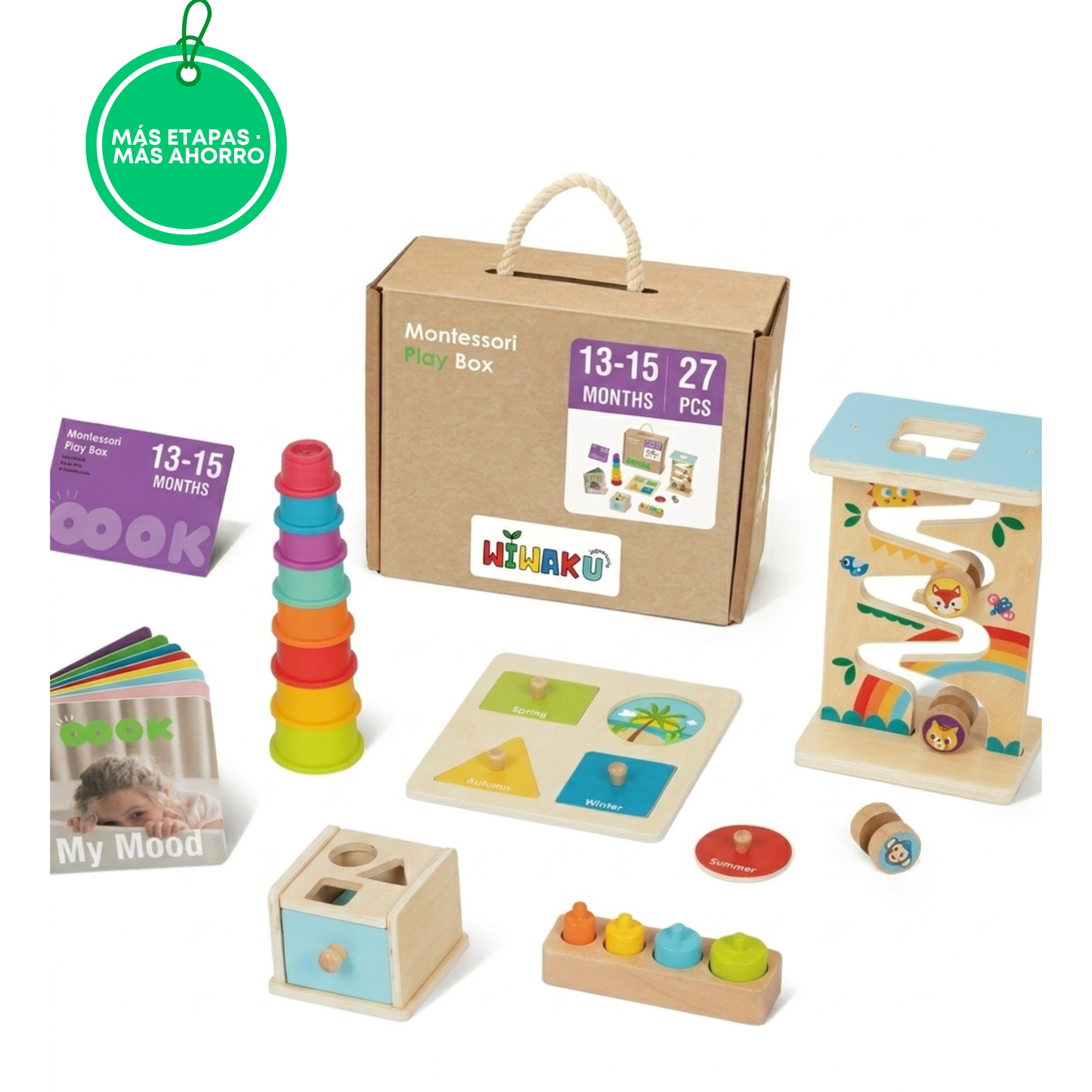 Set Montessori · Explorador · 13-15 meses