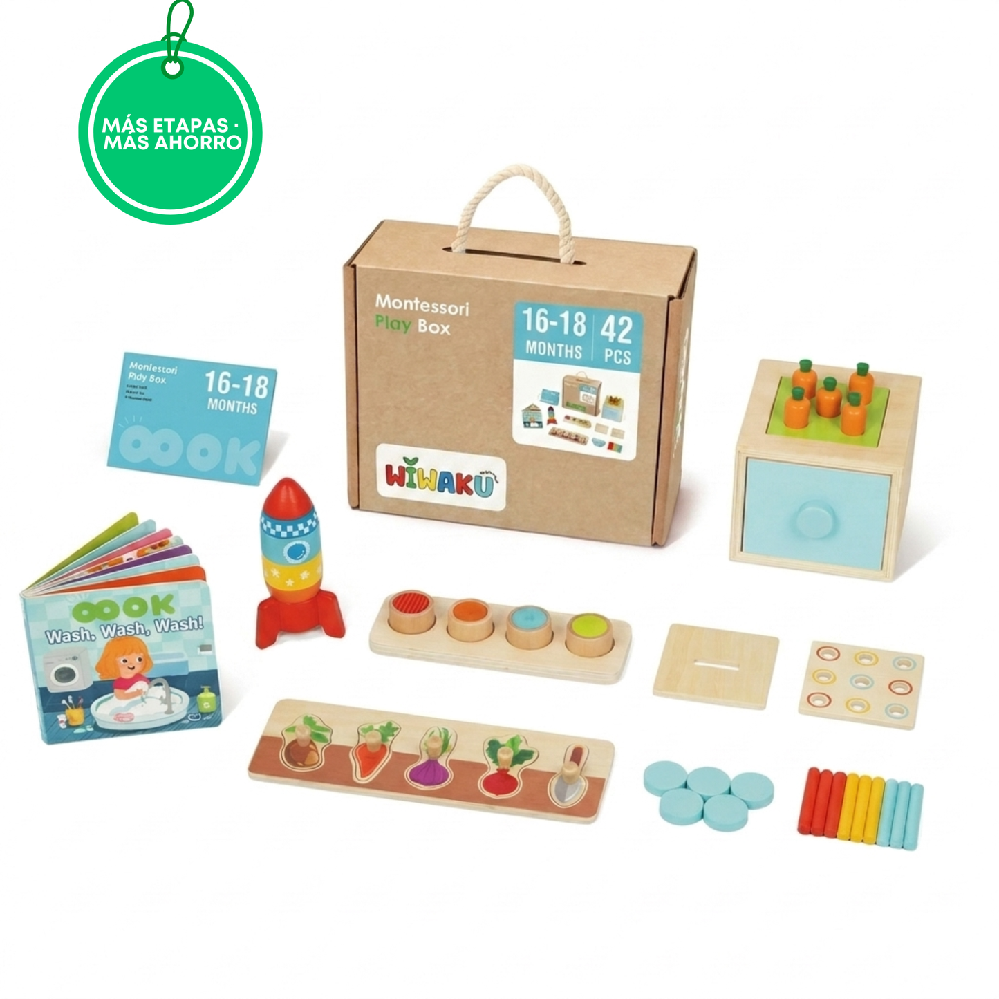 Set Montessori · Caminante · 16-18 meses
