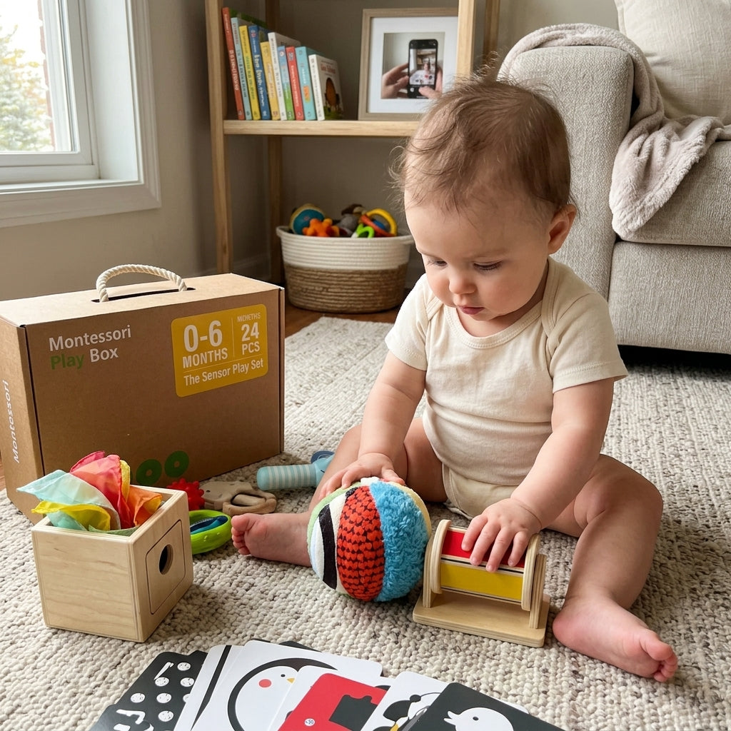 Set Montessori · Primeros Meses · 0-6 meses