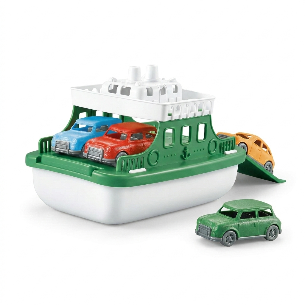 Ferry de Carga · Rampa y 4 Carritos · 3 años+
