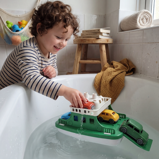Ferry de Carga con Carritos para agua - Juguete de baño
