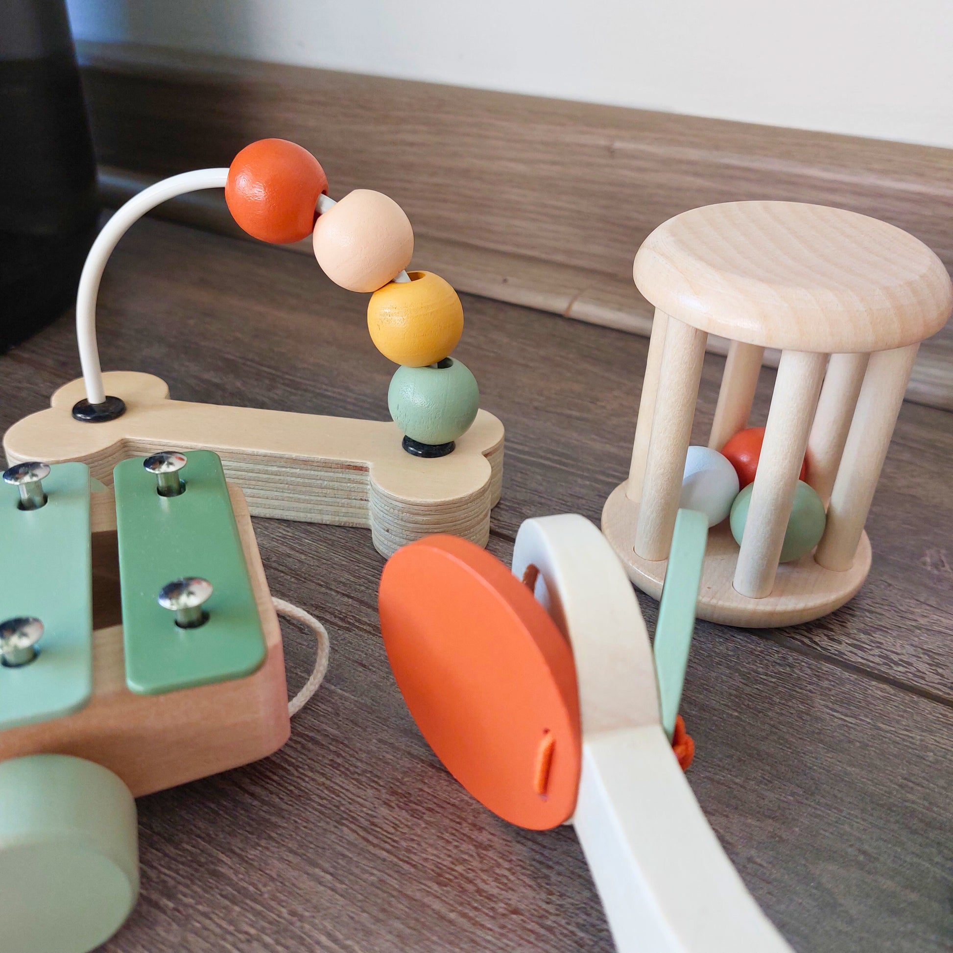 pack set musical 7 en 1 de madera 
