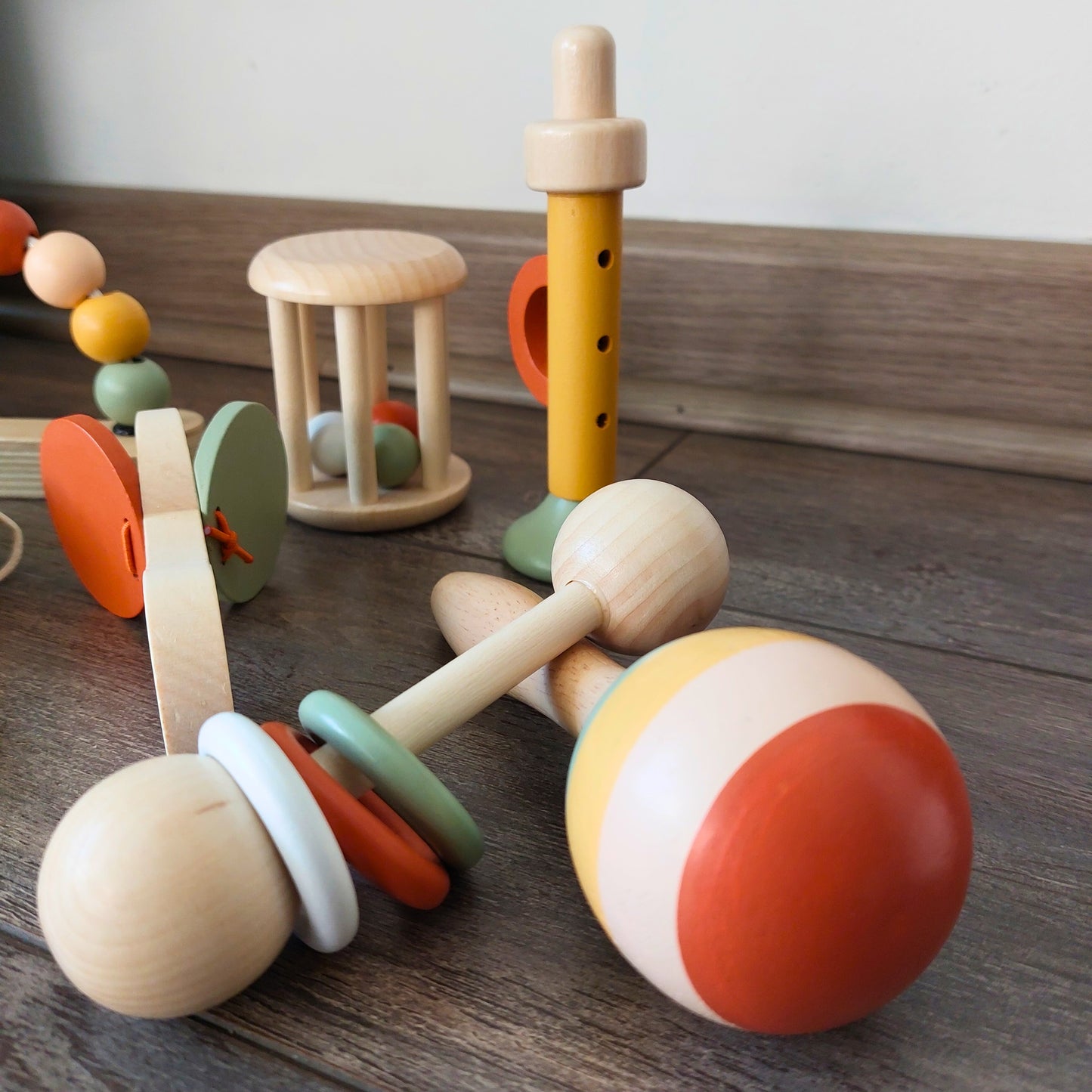 pack set musical 7 en 1 de madera 