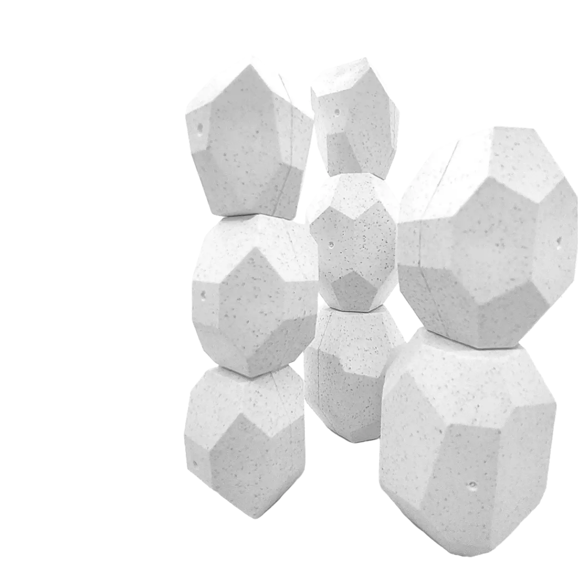 Set de piedras de equilibrio eco-friendly fabricado en paja de trigo, para mejorar habilidades motoras en niños. Con fondo transparente