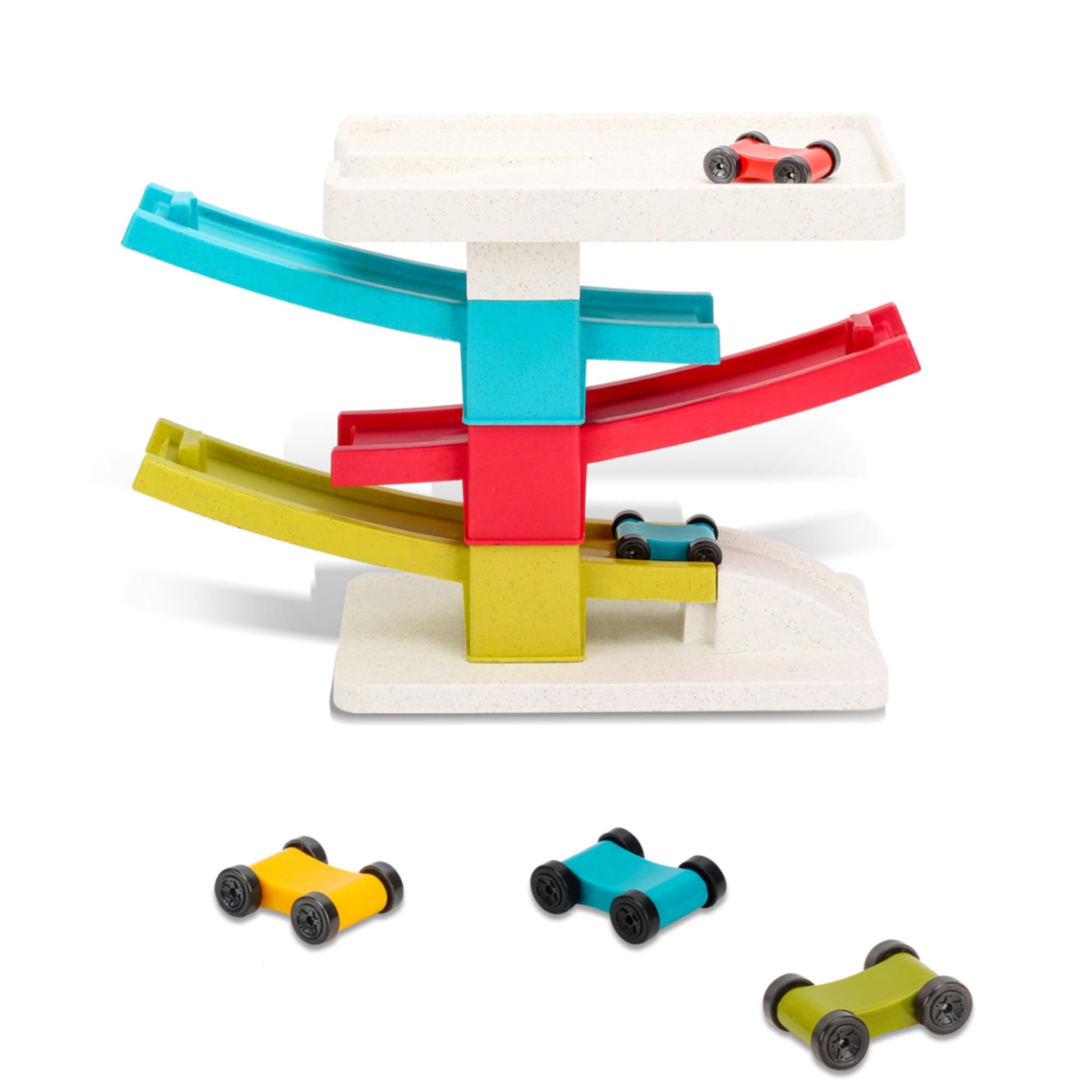 Pista Rampa de Carritos – Juguete Eco-Friendly 2–5 años – Wiwaku