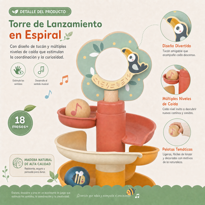 Rampa Musical Montessori · Bosque · Madera · 18 meses+
