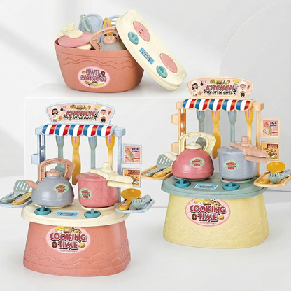 Cocina portátil de bioplástico – Juego de roles eco‑friendly
