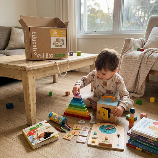 Set Educativo Montessori 6 en 1 | Etapa 36+ Meses | + Guía Montessori GRATIS