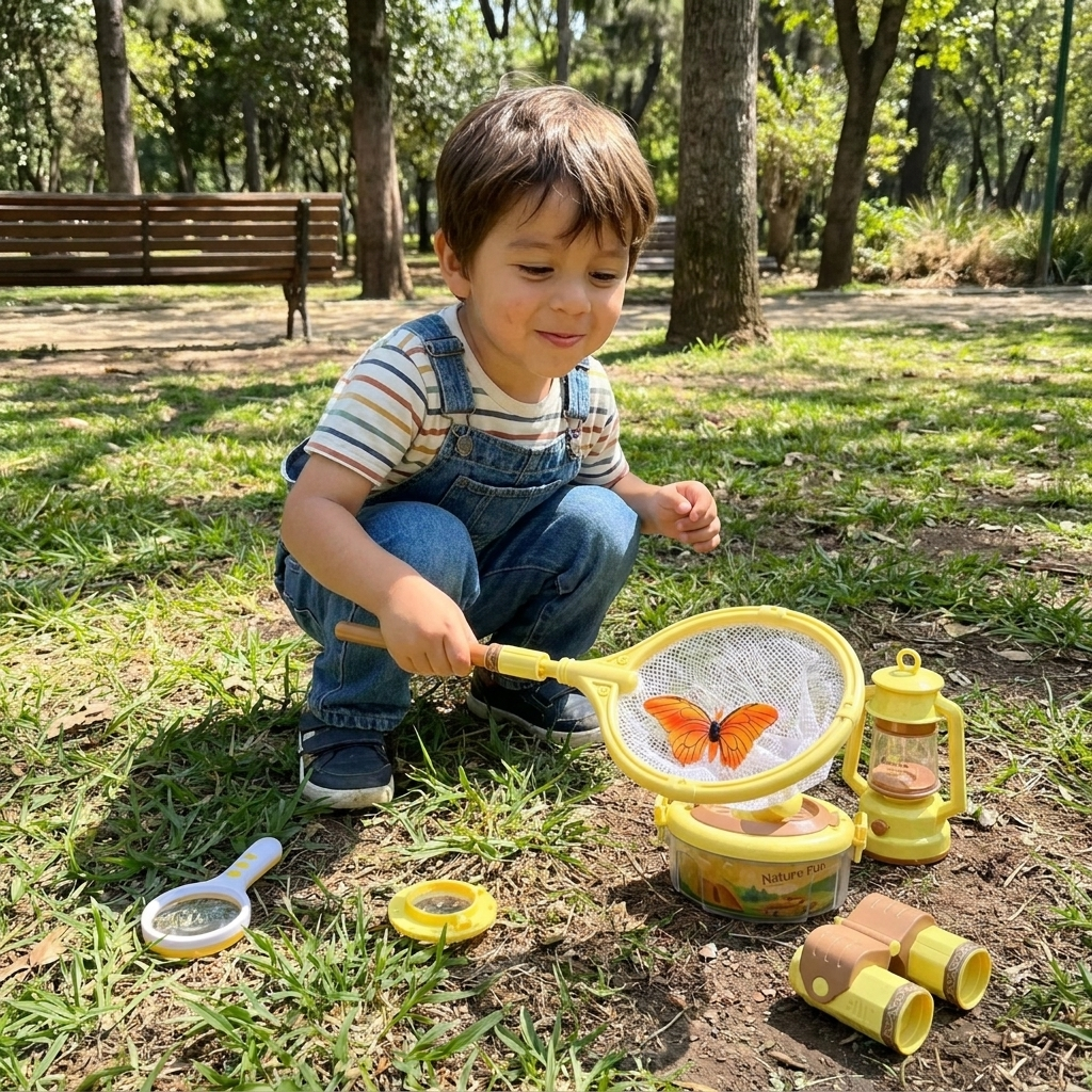 Kit Explorador de Naturaleza · Farol y Lupa · 3 años+
