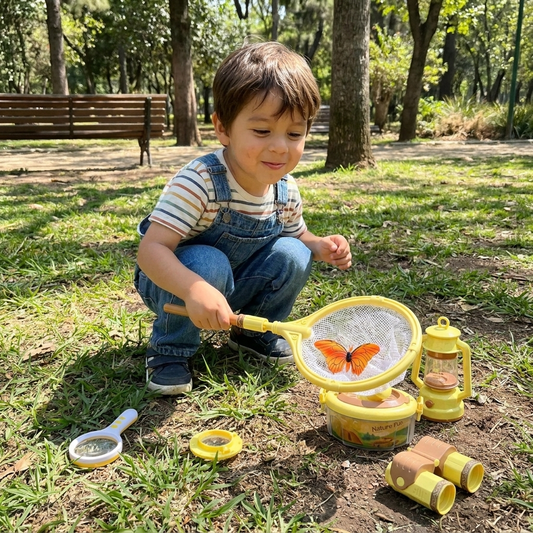 Kit Explorador de Naturaleza · Farol y Lupa · 3 años+