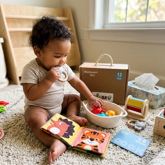Set Montessori · Mis Primeros Juegos · 5-6 meses · Preventa