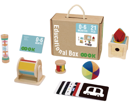 Set Educativo Montessori 6 en 1 | Etapa 0-6 Meses