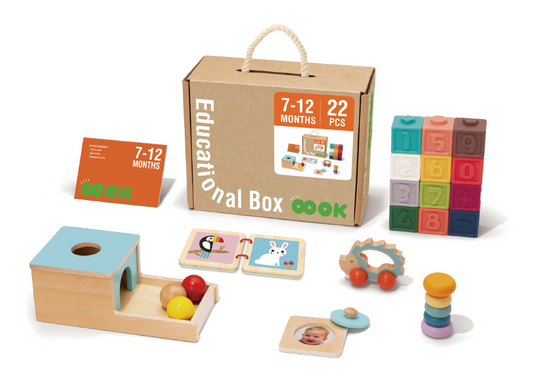 Set Educativo Montessori 6 en 1 | Etapa 7-12 Meses